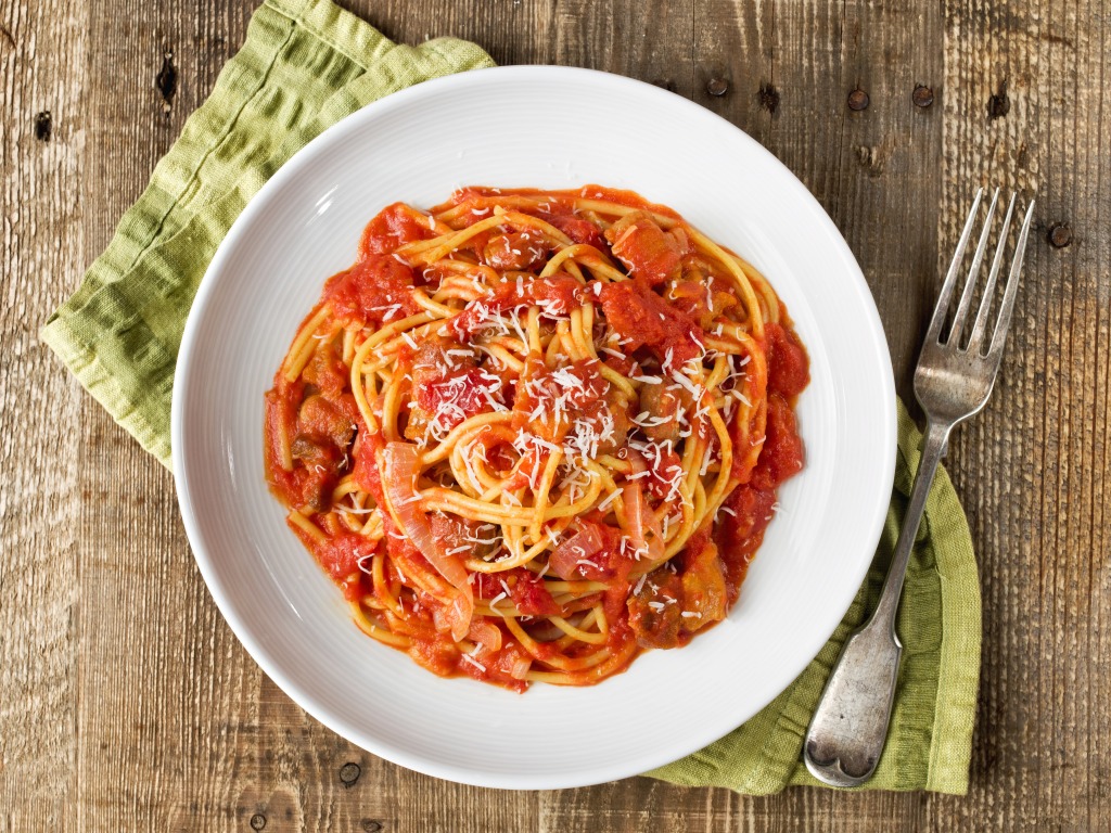 Borges pasta - spaghetti with tomato sauce