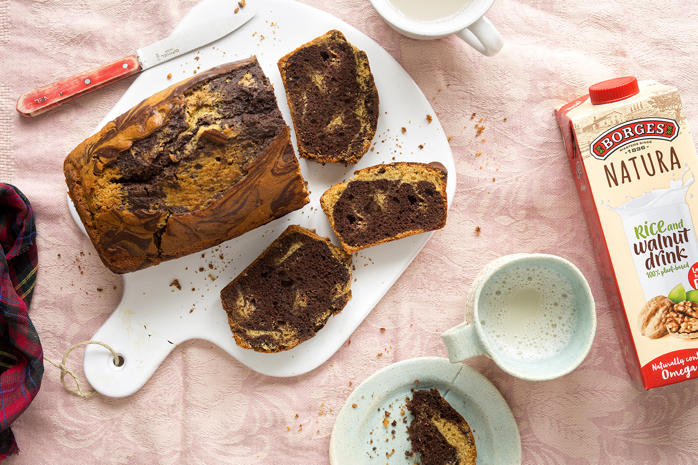 Marble cake with cocoa - Borges - Mediterranean Recipes