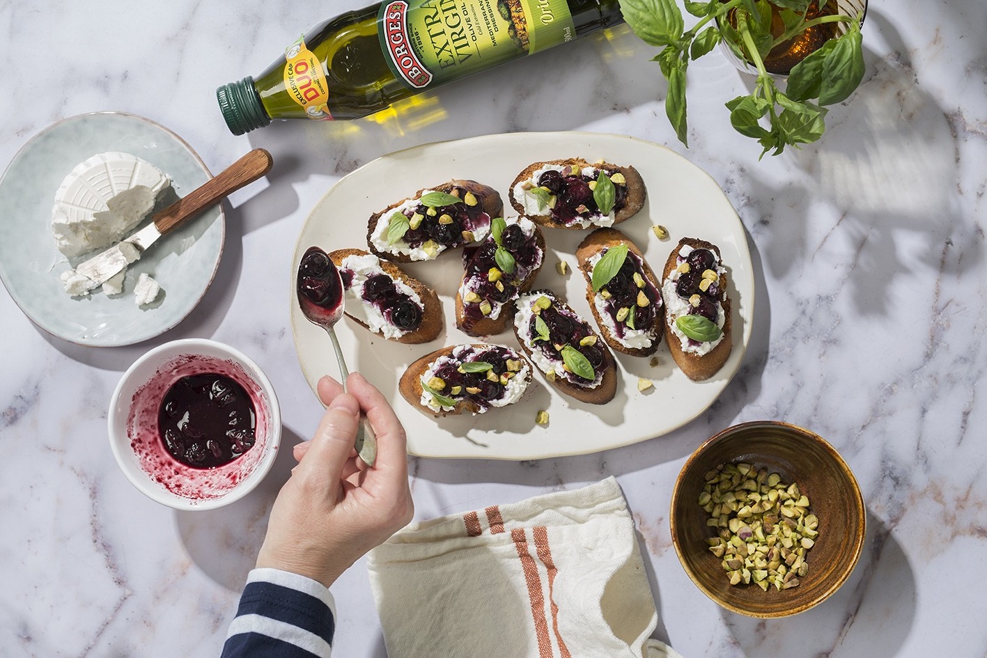 Blueberry Bruschetta - Borges India