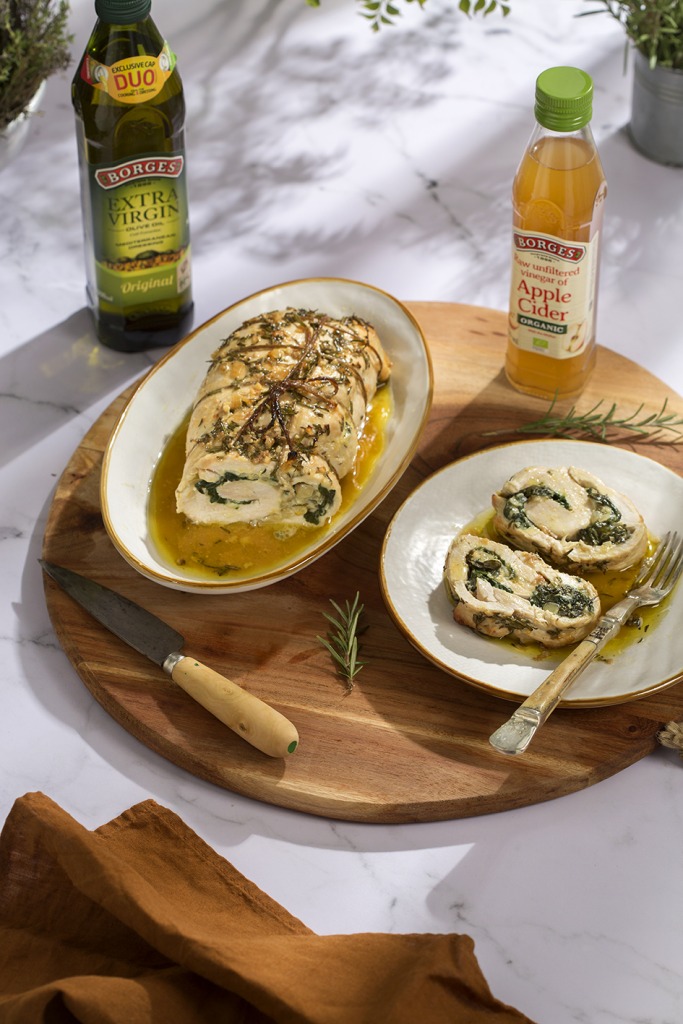 Garlic and Herb Turkey Roulade