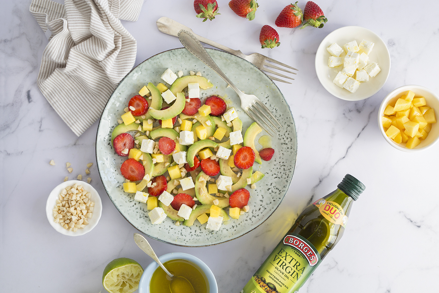 Healthy avocado salad - Borges India