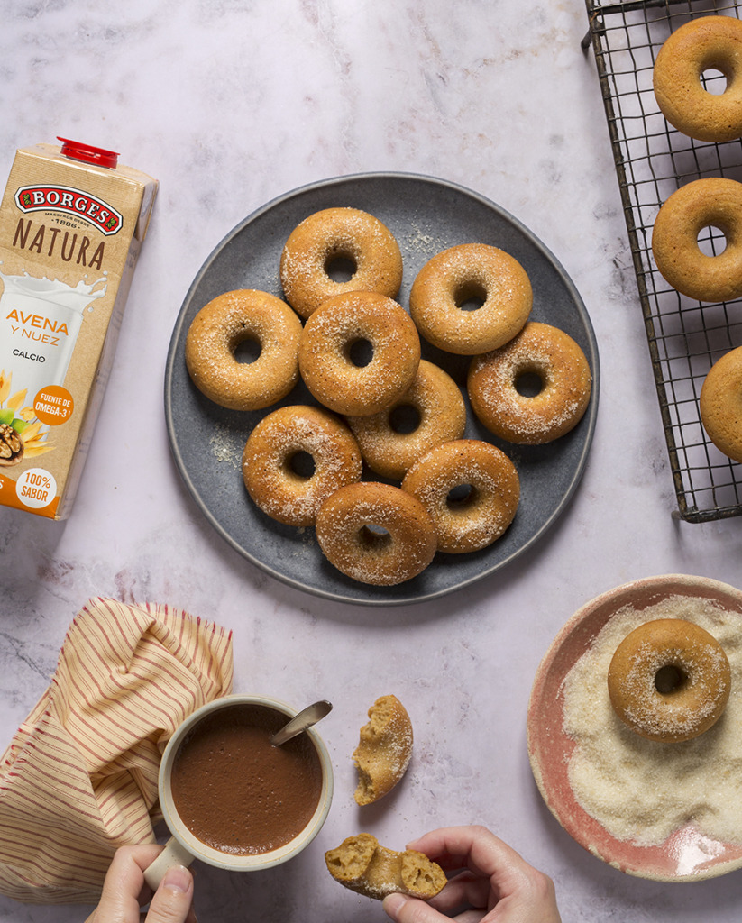 Dónuts de sidra de manzana