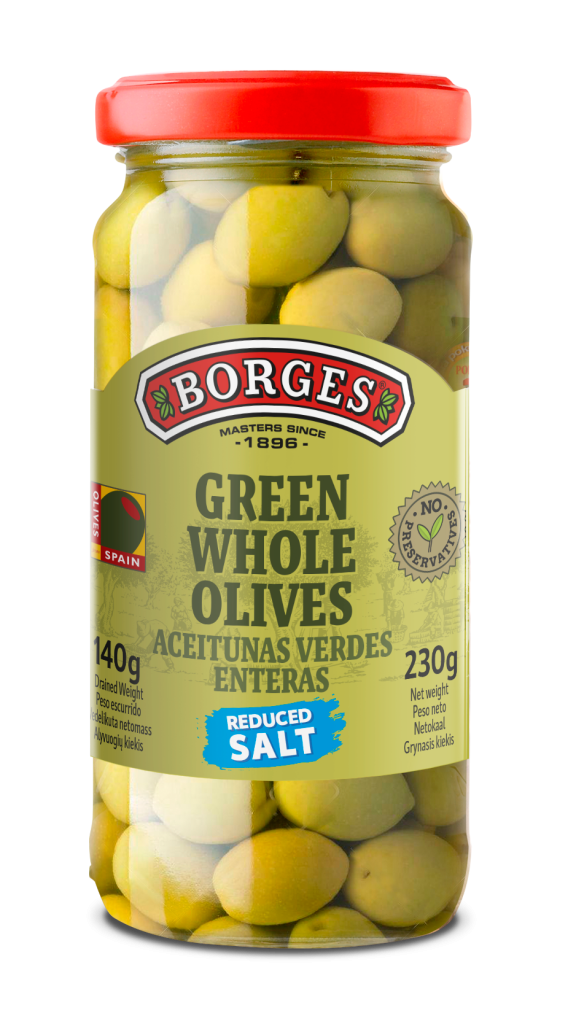 WHOLE GREEN OLIVES