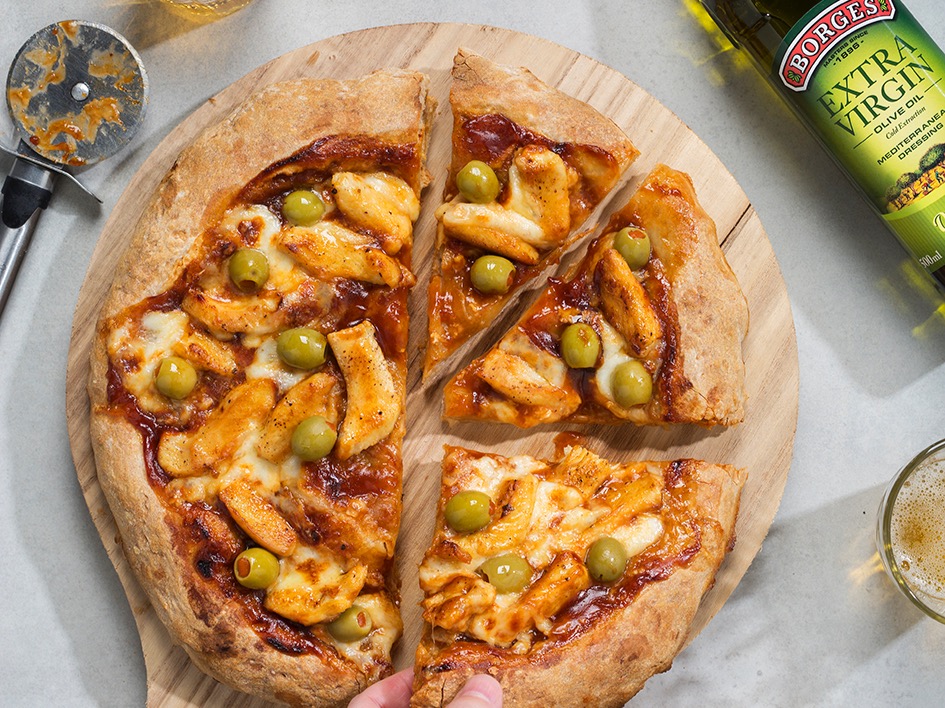 Barbecue chicken pizza - Borges India