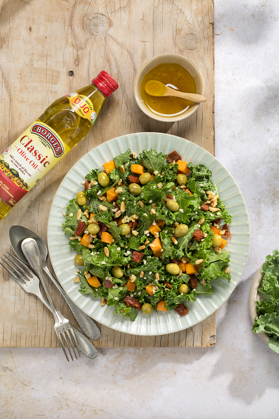 Sweet potato and kale salad - Borges India