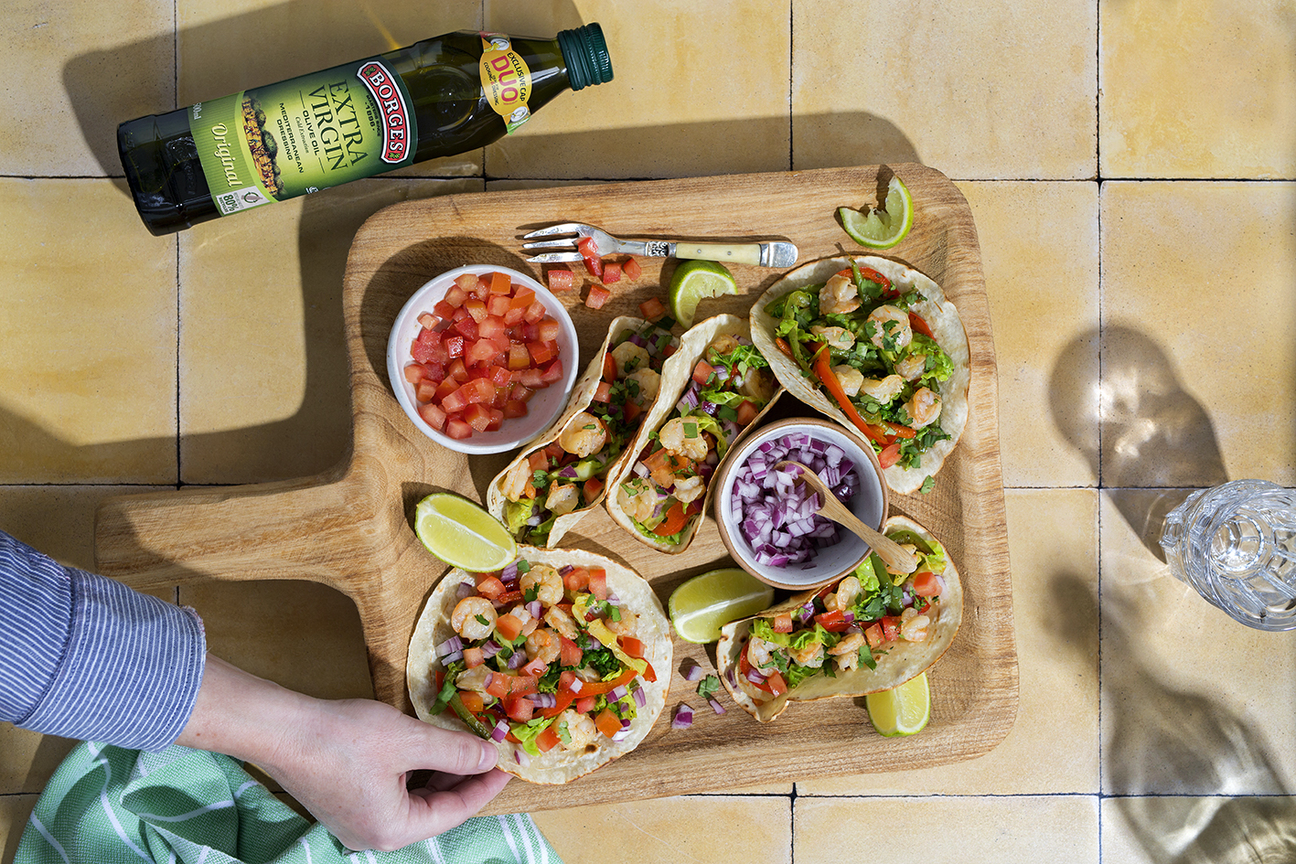 Shrimp tacos - Borges India