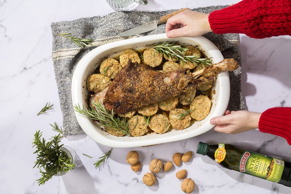 Cordero al horno