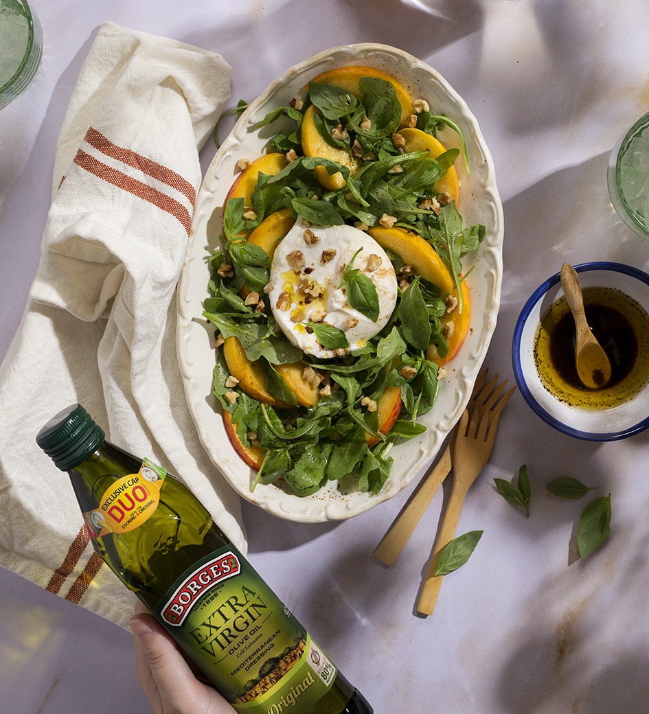 Peach and Burrata Salad - Borges India