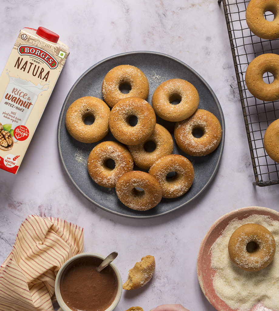 Dónuts de sidra de manzana