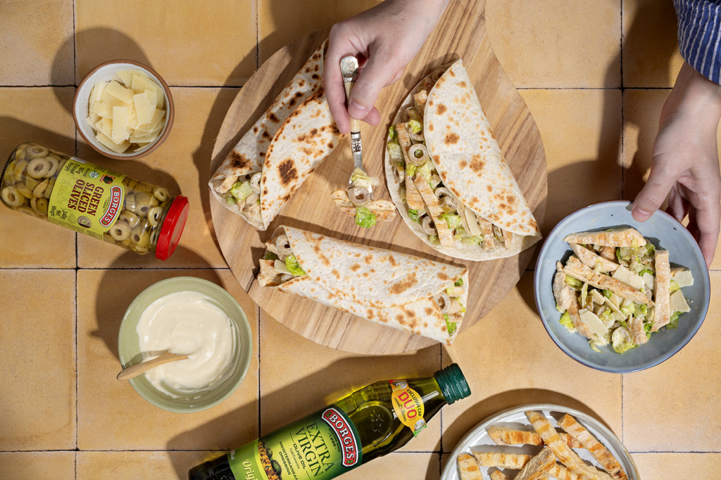 Chicken Caesar Salad Wrap