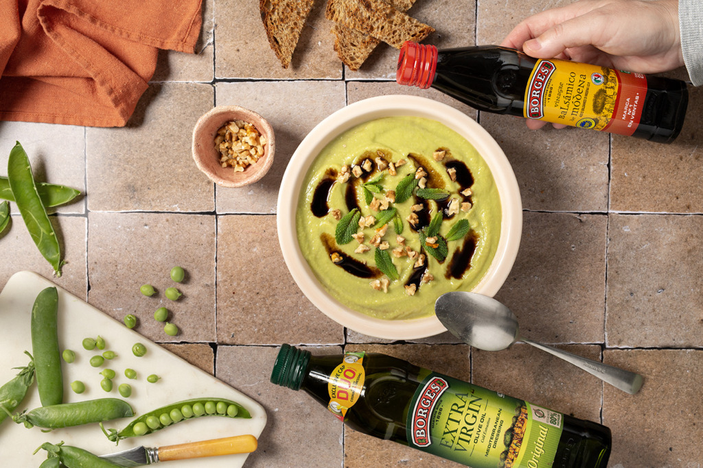 Crema de guisantes