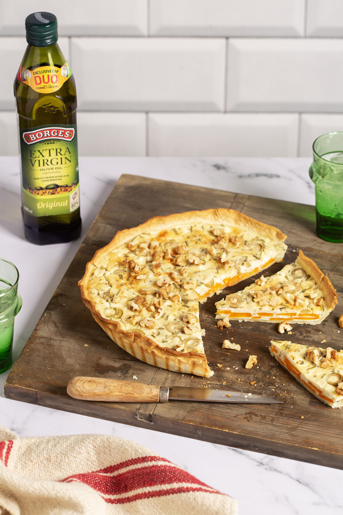 Tarta de zanahoria salada