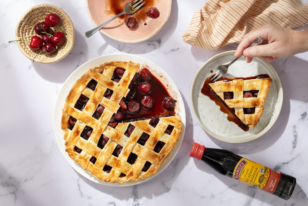 Cherry Tart with Balsamic Vinegar