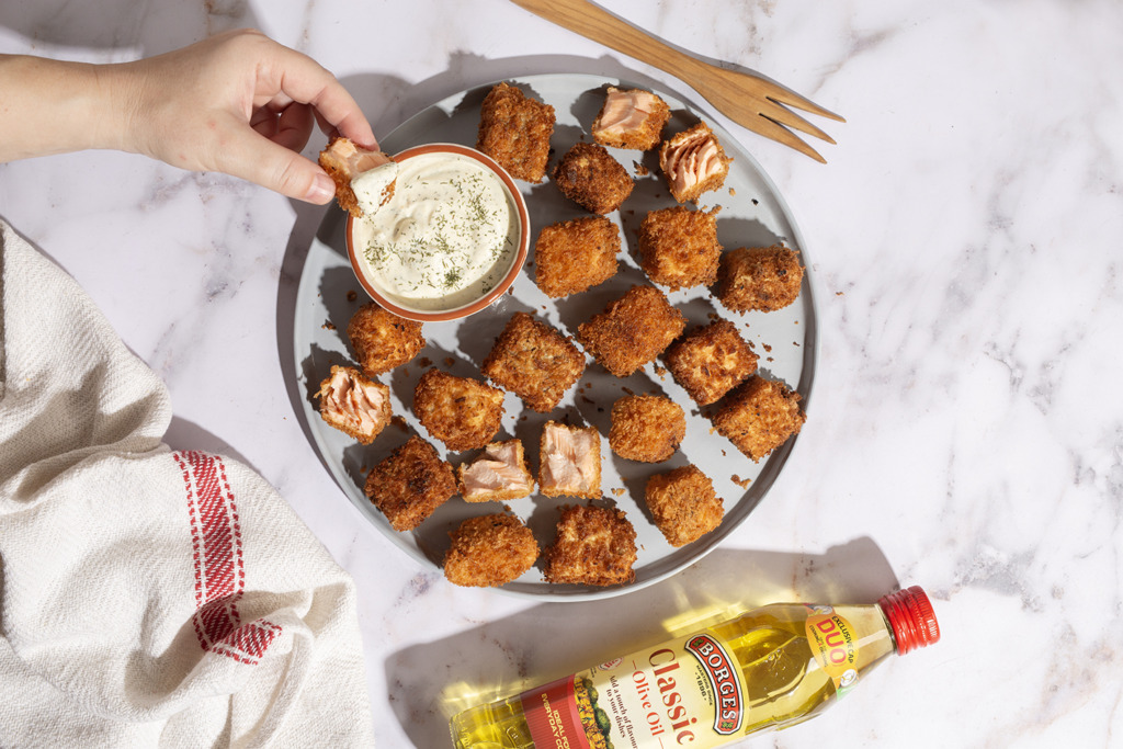 Crispy Salmon Bites