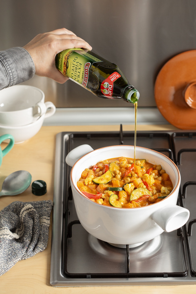 Veggie Stew with Spices and Roasted Vegetables