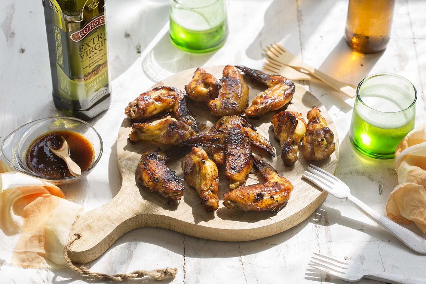 Easy recipe for baked honey chicken wings - Borges