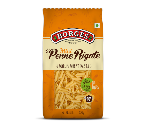 Mini-penne for children with durum wheat - Borges