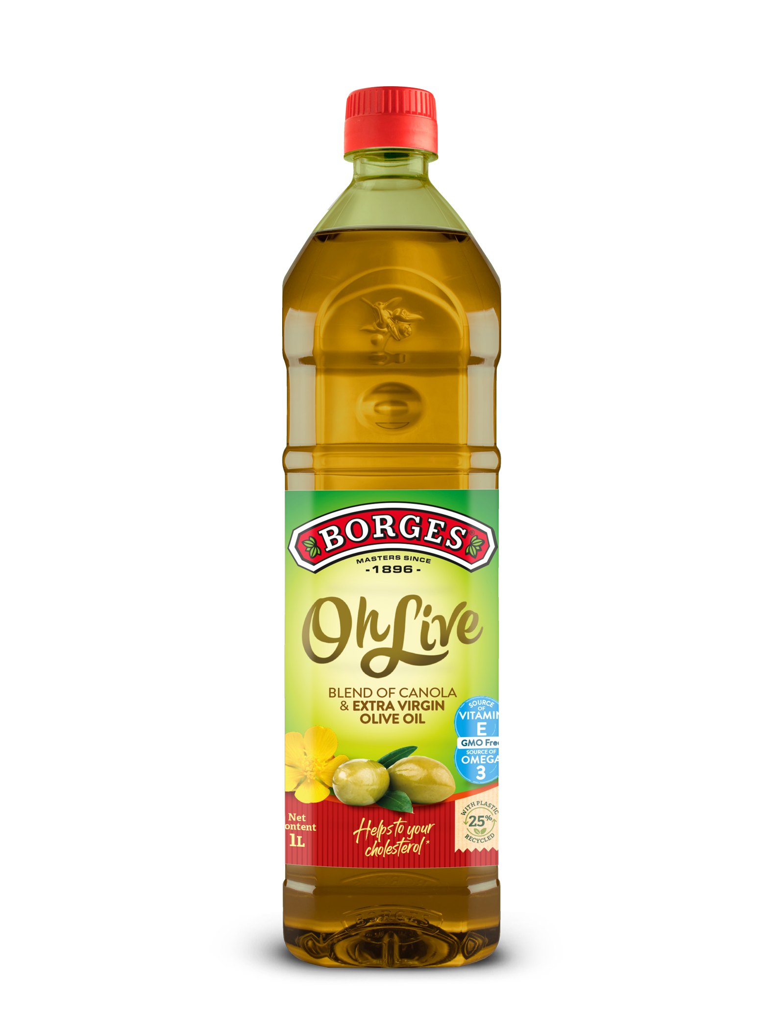 Borges oh live canola and extra virgin olive oil