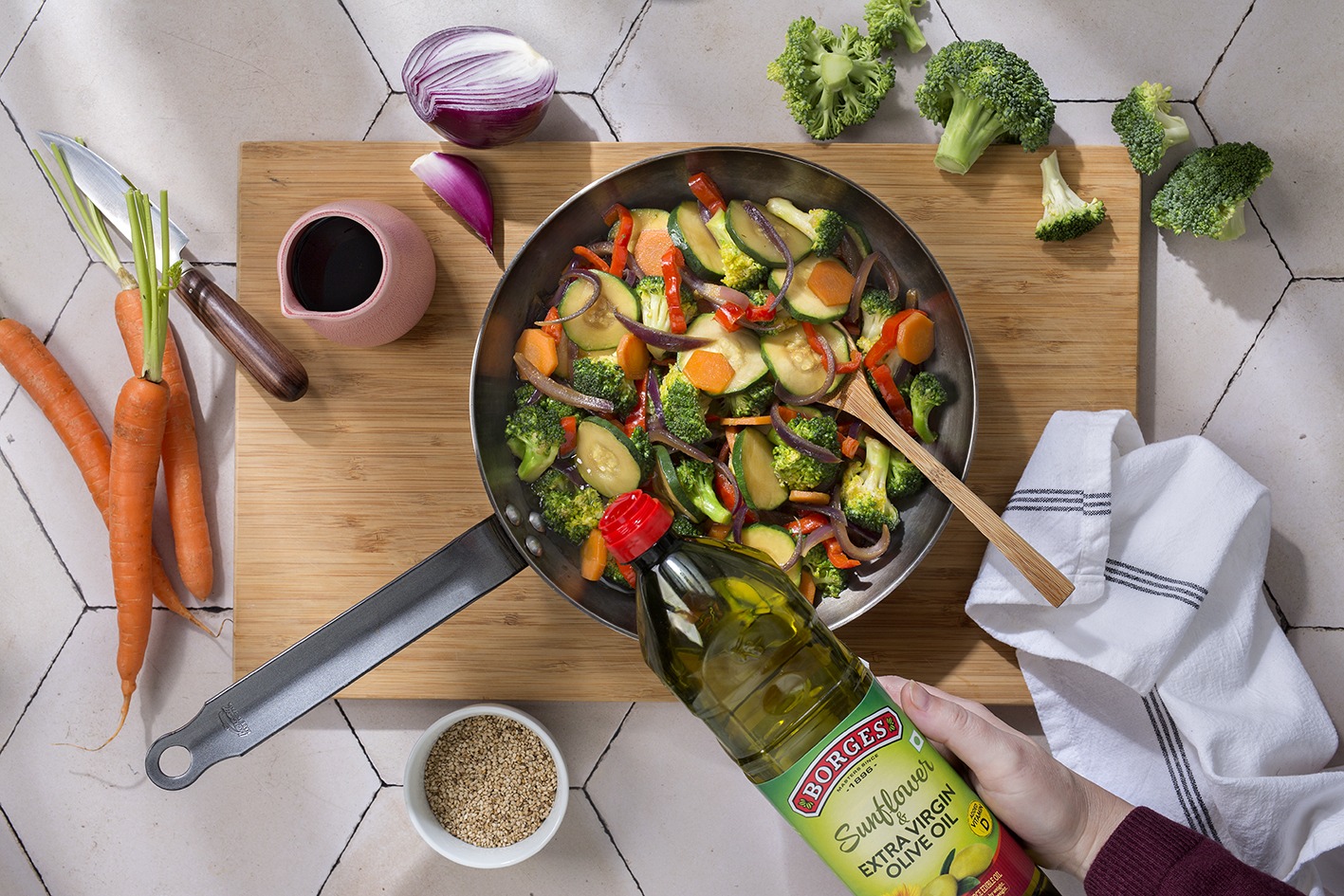 Easy Veggie Stir-Fry in the Wok