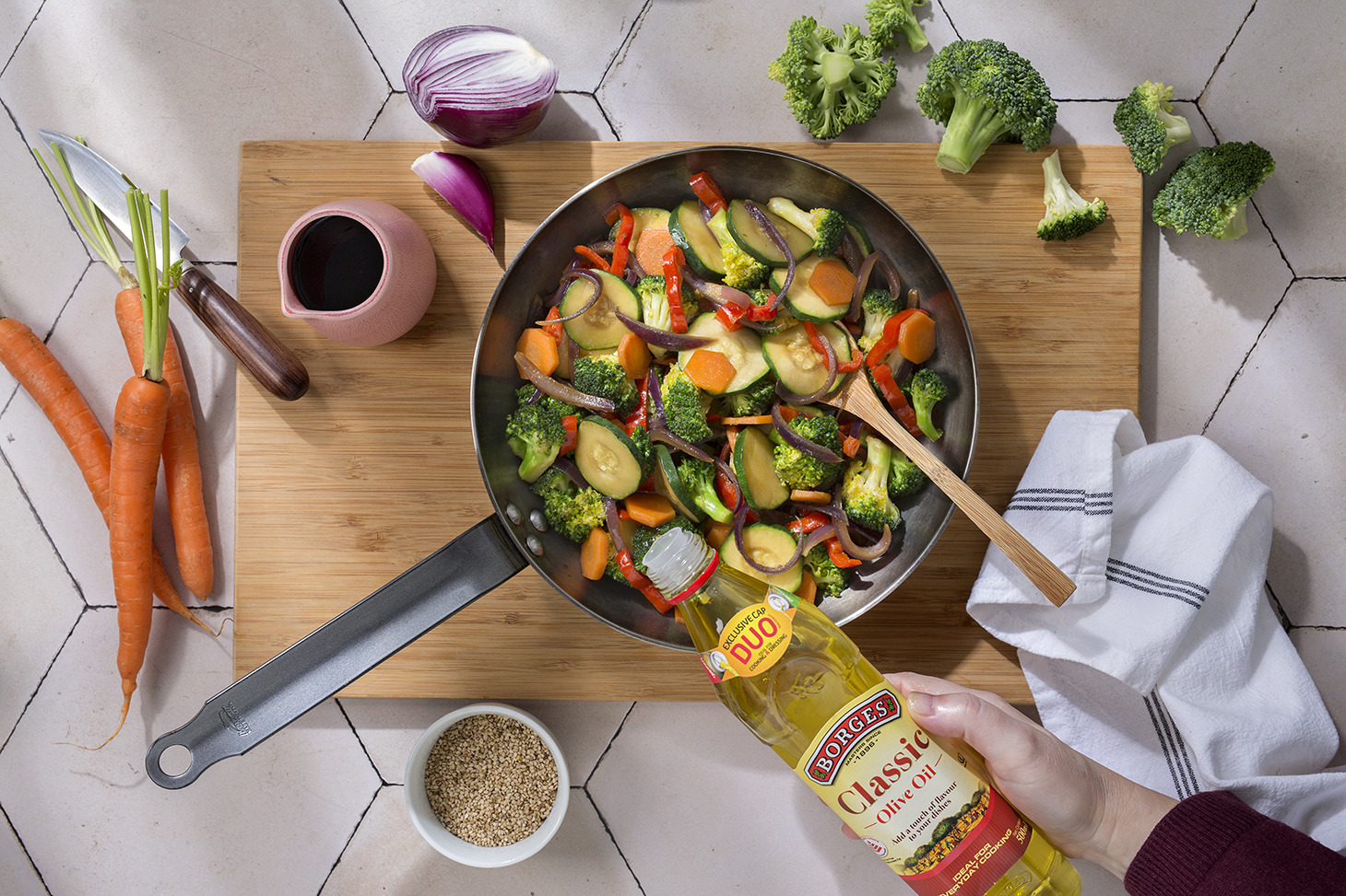 Easy Veggie Stir-Fry in the Wok