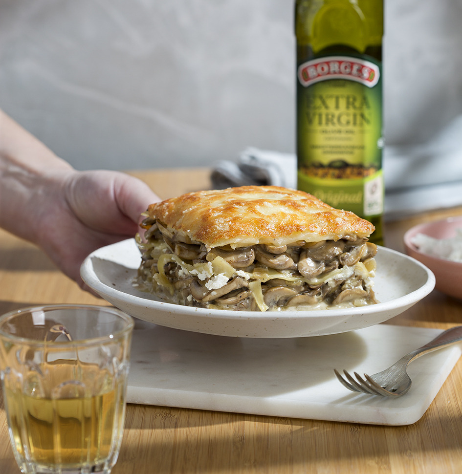 Creamy Mushroom Lasagna