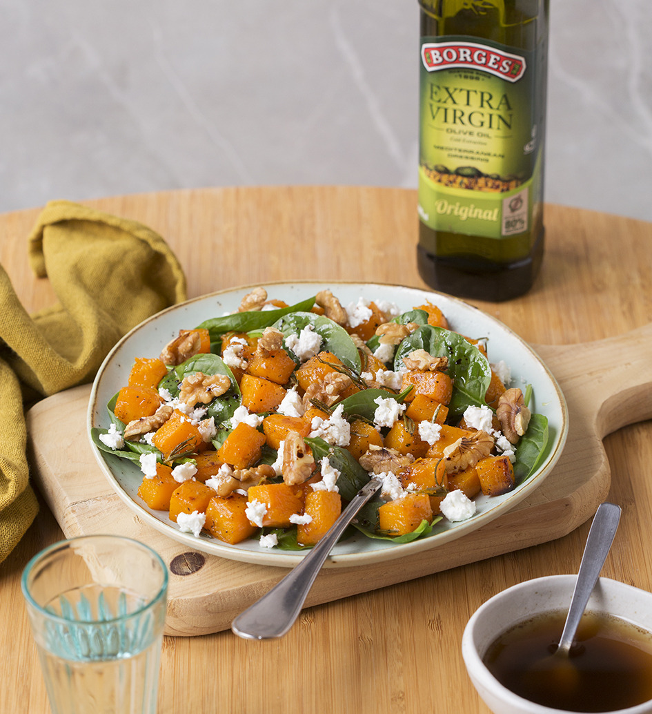 Warm Roasted Pumpkin and Feta Salad