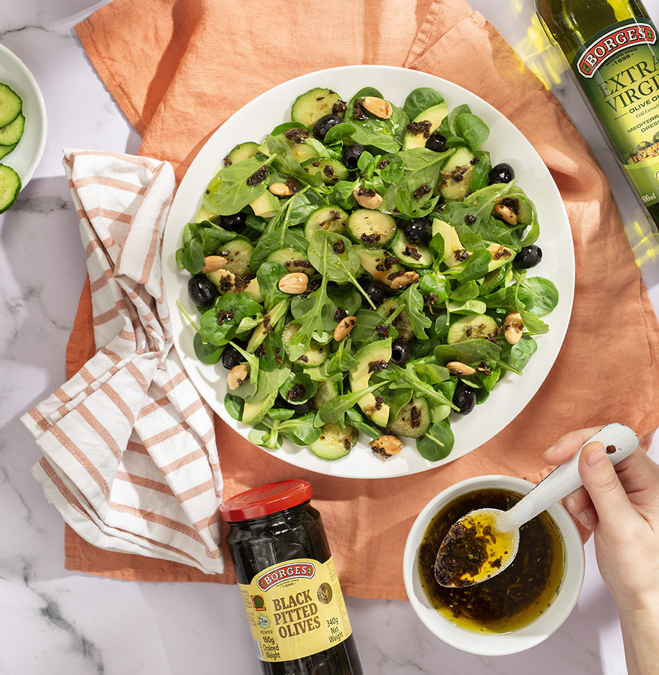 Green Salad with Olive Oil Vinaigrette