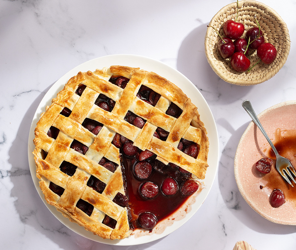 Cherry Tart with Balsamic Vinegar