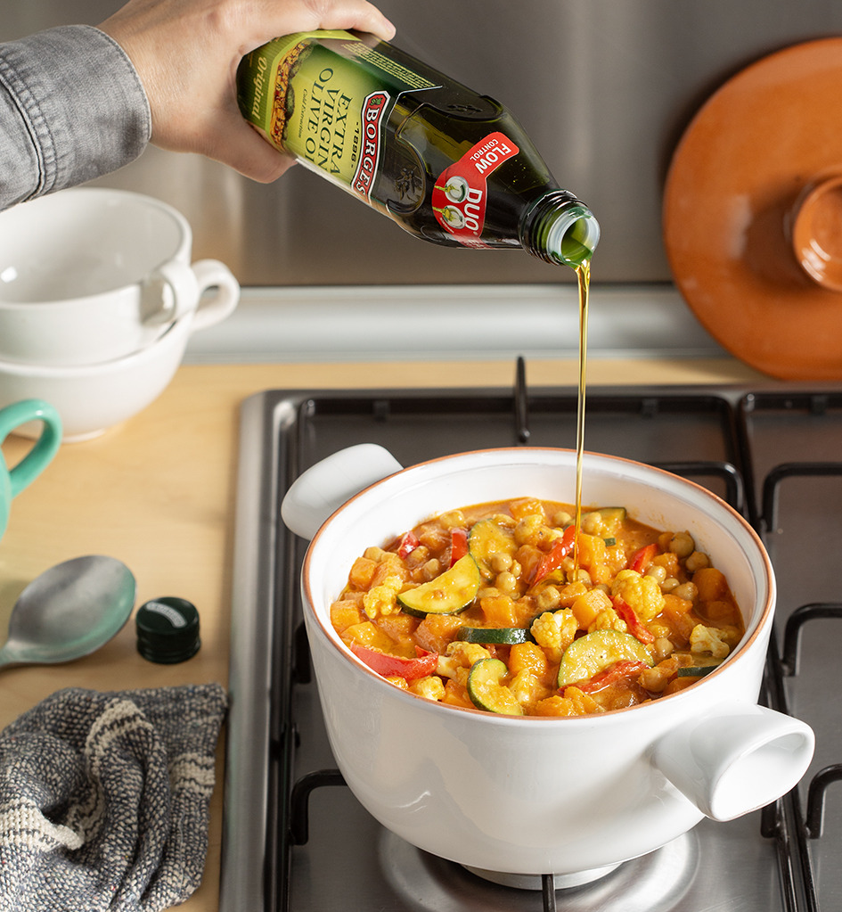 Veggie Stew with Spices and Roasted Vegetables